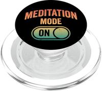 Amant de méditation drôle Calme Esprit Zen Humour PopSockets PopGrip pour MagSafe
