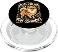 Amant De Poméranie Pom Dog Spitz Propriétaire De Chien PopSockets PopGrip pour MagSafe