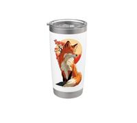 Amant de renard japonais Gobelet isotherme en acier inoxydable double paroi