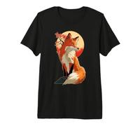 Amant de Renard Japonais T-Shirt Haut de Gamme