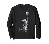 Amant des Chats américains à Poil Court Tenant Un Ballon Manche Longue