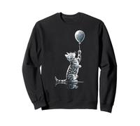 Amant des Chats américains à Poil Court Tenant Un Ballon Sweatshirt