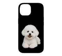 Amant Mignon de Chien Bichon Coque pour iPhone 14