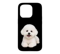 Amant Mignon de Chien Bichon Coque pour iPhone 15 Pro