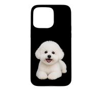 Amant Mignon de Chien Bichon Coque pour iPhone 15 Pro Max