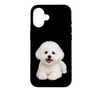 Amant Mignon de Chien Bichon Coque pour iPhone 16