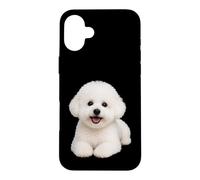 Amant Mignon de Chien Bichon Coque pour iPhone 16 Plus