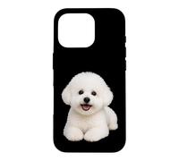 Amant Mignon de Chien Bichon Coque pour iPhone 16 Pro