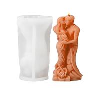 Amantes Moule en résine de silicone - Moule en silicone pour couple romantique, flexible pour l'art de la résine | Design du cœur moule à fondant, silicone alimentaire sûr
