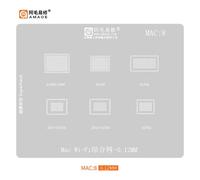 Amaoe Mca1 2 3 4 5 6 7 8 9 Bga Reballing Stbbles Pour Macplemac Notebook Set Steel Meshmotherboard Cpu Hard Disk Chip Net - Type Mac8