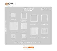 Amaoe Mca1 2 3 4 5 6 7 8 9 Bga Reballing Stbbles Pour Macplemac Notebook Set Steel Meshmotherboard Cpu Hard Disk Chip Net - Type Mac6