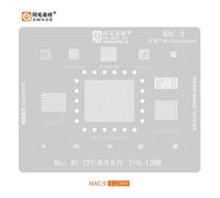 Amaoe Mca1 2 3 4 5 6 7 8 9 Bga Reballing Stbbles Pour Macplemac Notebook Set Steel Meshmotherboard Cpu Hard Disk Chip Net - Type Mac9