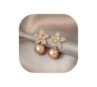 amaon prime mon compte Boucles d'oreilles Femme diamant perle d'or, boucles d'oreilles faible sensibilité en argent boucles d'oreilles en cristal multicolore promotion du jour