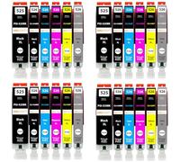 Amaprint 24 XL Cartouches Compatible avec Canon PGI 525 CLI 526 pour Pixma MG6150 MG6250 MG8150 MG8240 MG8250