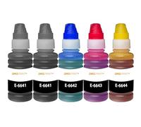 Amaprint 5 XL Encre Compatible avec Epson 664 pour EcoTank ET 14000 2550 2650 4500 L100 L110 L1300 L200 L210 L300 L3050 L3060 L3070 L310 L355 L361 L365 L382 L385 L386 L455 L485 L486 L555 L565