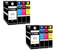 Amaprint 8 XL Cartouches Compatible avec Canon PGI 2500XL pour Canon Maxify IB4000 IB4050 IB4100 IB4150 MB5000 MB5050 MB5100 MB5150 MB5155 MB5300 MB5350 MB5400 MB5450 MB5455
