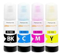 Amaprint Cartouches d'encre compatibles avec Epson 103 pour EcoTank L1210 L1250 L3110 L3111 L3116 L3150 L3151 L3250 (Multipack 103 de 4x70ml)