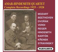 Amar-Hindemith Quart - Amar-Hindemith Quartet Complete Recordings 1925-8 [Cd]