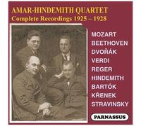 Amar-Hindemith Quart - Amar-Hindemith Quartet Complete Recordings 1925-8 [Cd]
