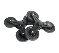 amara-global Lot de 2 roues de rechange pour escalier, chariot de courses, diable, roue d'escalier
