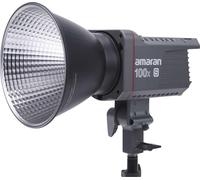Amaran 100x S - Lampe vidéo COB bicolore, source de lumière ponctuelle LED compacte et légère, lampe clé 100W 2700-6500K pour la photographie et la vidéo