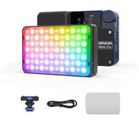 Amaran Ace 25C Lumière Led Rgbww Full Color, 32W Lumière Vidéo On-Camera, 2300K-10000K, 5908 Lux @ 0,5M, Charge Rapide Usb-C, Montage Magnétique, Contrôle Via L'App Amaran Sans Fil - Charcoa[Z3134]