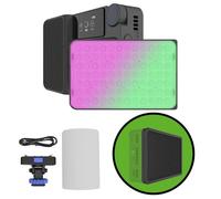Amaran Ace 25c - Lumière Vidéo LED RGBWW Pocket (avec Grille de contrôle), Mode Boost 25W/32W, 2300-10000K CCT Couleur Complète, 1500 Lux@1m à 5600K,Chargement Rapide PD,Contrôle par APP (Charbon)