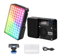 Amaran Ace 25c RGBWW Lampe vidéo LED CCT 2300K-10000K CRI 95+ TLCI 95+ prend en charge le contrôle par application avec support magnétique (anthracite)