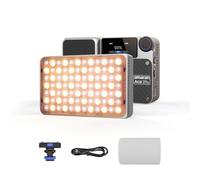 Amaran Ace 25x Lumière LED Bi-Color, 32W Lumière Vidéo on-Camera, 2700K-6500K, 6320 Lux @ 0,5m, Charge Rapide USB-C, Montage Magnétique, 9 Effets Lumineux, Contrôle Via App amaran sans Fil - Sliver