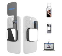 Amaran Go Lampe magnétique pour téléphone à Selfie, Compatible avec MagSafe et Qi2, Double Source de lumière LED avec lumière Miroir réglable et CCT (2700 K-6500 K), pour Selfies, Maquillage et