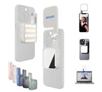 Amaran Go Lampe Selfie Magnétique pour Téléphone, Source de Lumière LED Double avec Lumière de Miroir Ajustable CCT 2700K-6500K, Rechargeable pour Selfie, Maquillage, TikTok, pour iPhone et Android