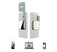 Amaran Go Magnétique Selfie Phone Light Double Source de Lumière LED avec Miroir Réglable CCT 2700K-6500K (Vert)