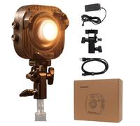 Amaran Halo 100x Compact COB LED Video Light 100W CCT 2 700K - 6 500K, Monture Bowens, lumière Continue, 9 Effets, contrôle Via Application pour la Photographie, fabriqué par Aputure