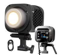 Amaran Halo 200x Éclairage vidéo LED Bicolore 200W avec Montage Bowens, lumière COB compacte 10530 lux @1m avec contrôle Via Application, NFC, DMX