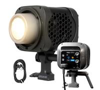Amaran Halo 300x Éclairage vidéo LED Bicolore à Montage Bowens, lumière COB compacte 16200 lux @1m avec contrôle Via Application NFC DMX (Halo 300x)