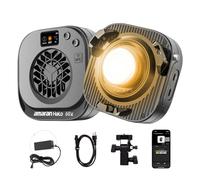 amaran Halo 60x 63W Projecteur LED COB Bi-Color, 3 270 Lux à 1m, Ultra-Compact, Monture Bowens, USB-C PD, CRI 96+, TLCI 97+, Contrôle DMX & Application