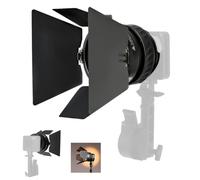Amaran Mini Fresnel à Monture Bowens pour Ray 60c/120c et Halo 60x/100x | - 12 cm (4,7 Pouces), Faisceau Orientable de 15 à 30°, avec Volets à 4 Vantaux pour la Photographie