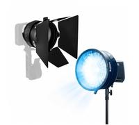 Amaran Mini Fresnel et Mini Portes de Grange pour Ray 60c/120c et Halo 100x/200x, Fixation compacte de contrôle de la lumière à Montage Bowens, Noir