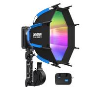 Amaran Ray 120c 120W RGB Éclairage vidéo Softbox Inclus Monture Bowens Éclairage COB Ultra-Compact Couleur Contrôle Via Application (120, Watts)