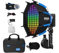 Amaran Ray 120c - Lampe vidéo LED RGB 120W CCT 1800K à 20000K | Éclairage à monture Bowens avec softbox Octa Dome 30 et contrôle via application pour la photographie