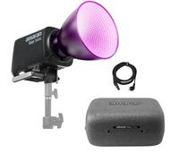 Amaran Ray 360c Lampe vidéo RVB Pleine Couleur, 360 W, éclairage continu à Monture Bowens, CCT 1 800 K-20 000 K, 17 130 lux/1 m, Compatible avec Le contrôle Via Application/DMX