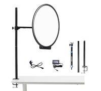 Amaran Verge Max Kit Éclairage Principal de 56 cm avec Support et Bras Réglable pour Streaming 60 W Bicolore 2700-6500K 7 Effets d'éclairage Anneau Lumineux de Bureau pour Enregistrement Vidéo,Jeux