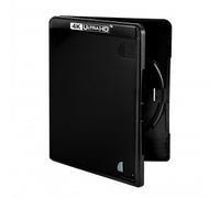 Amaray 4K Boitiers Blu-Ray, 15 mm, Machine-Pack-Quality, Noir, 25 pièces