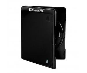 Amaray 4K Boitiers Blu-Ray, 15 mm, Machine-Pack-Quality, Noir, 25 pièces