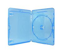 Amaray Boitiers Blu-Ray, 15 mm, Machine-Pack-Quality, Transparent, Bleu, 50 pièces