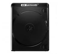 Amaray Boitiers Double Blu-Ray 4K, 15 mm, Machine-Pack-Quality, Noir, 10 pièces