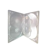 Amaray Lot de 10 boîtiers pour 6 DVD Transparent