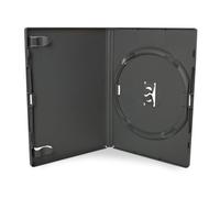 Amaray Lot de 10 boîtiers simples pour DVD/CD/Blu-ray Noir