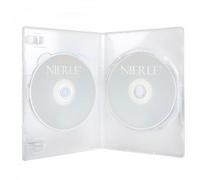 Amaray Lot de 25 boîtiers Doubles Fins pour DVD Transparent 7 mm