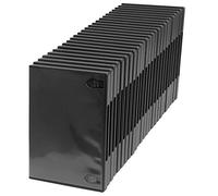 Amaray Lot de 25 boîtiers doubles pour CD et Blu-ray Noir